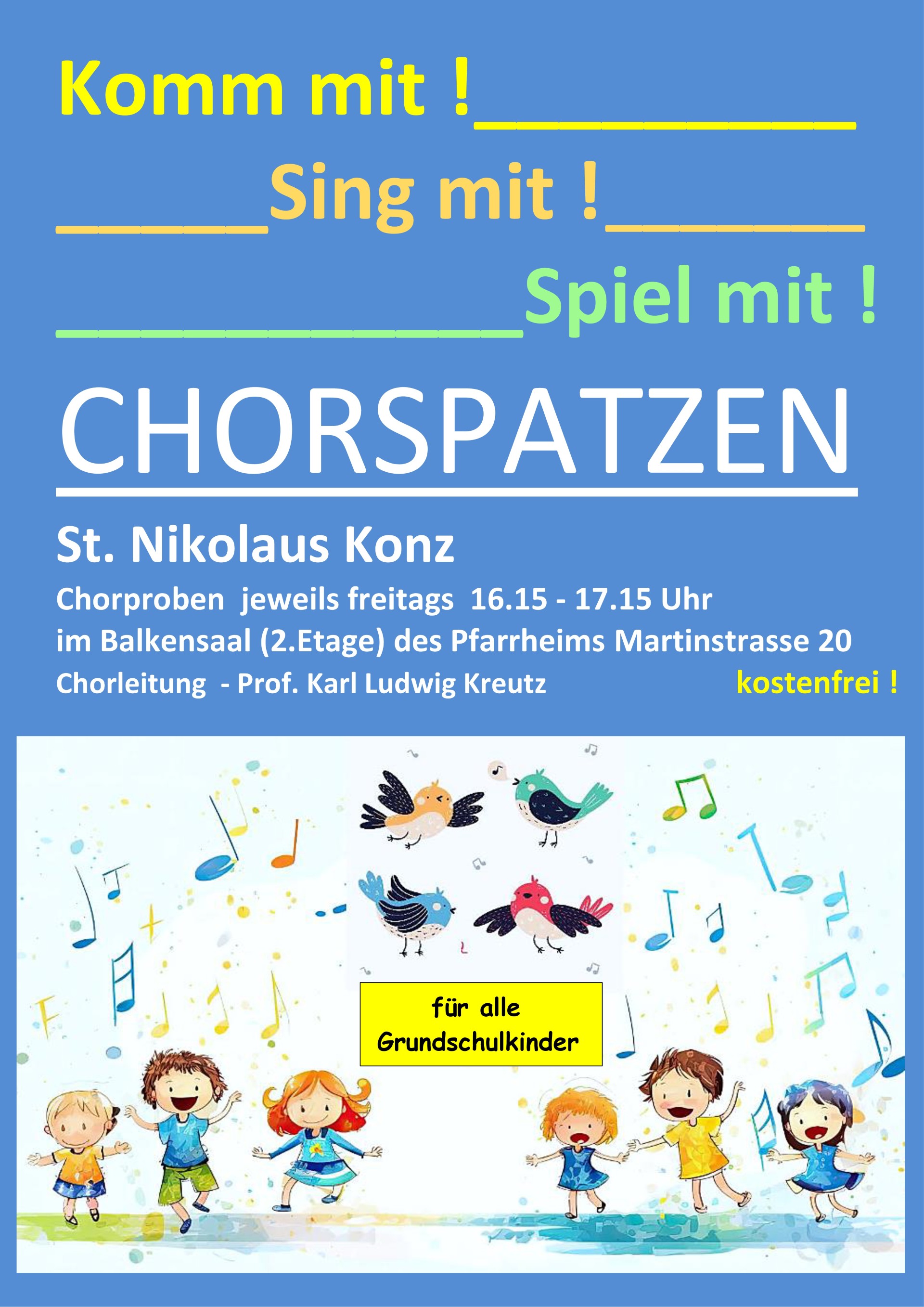 Reklame Chorspatzen